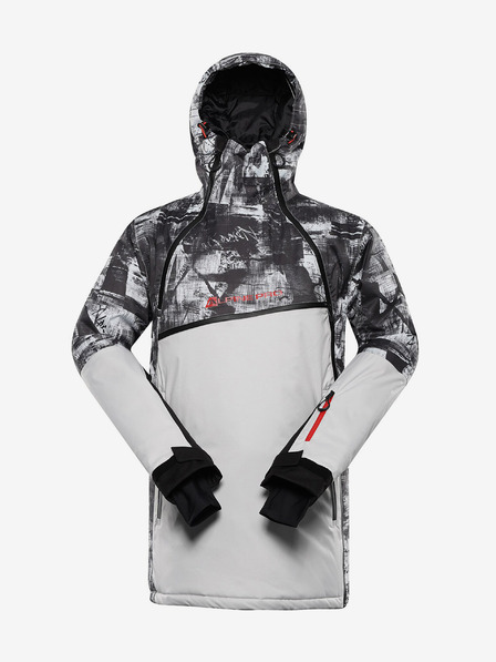 ALPINE PRO Szürke férfi sí dzseki ALPINE PRO Omeq