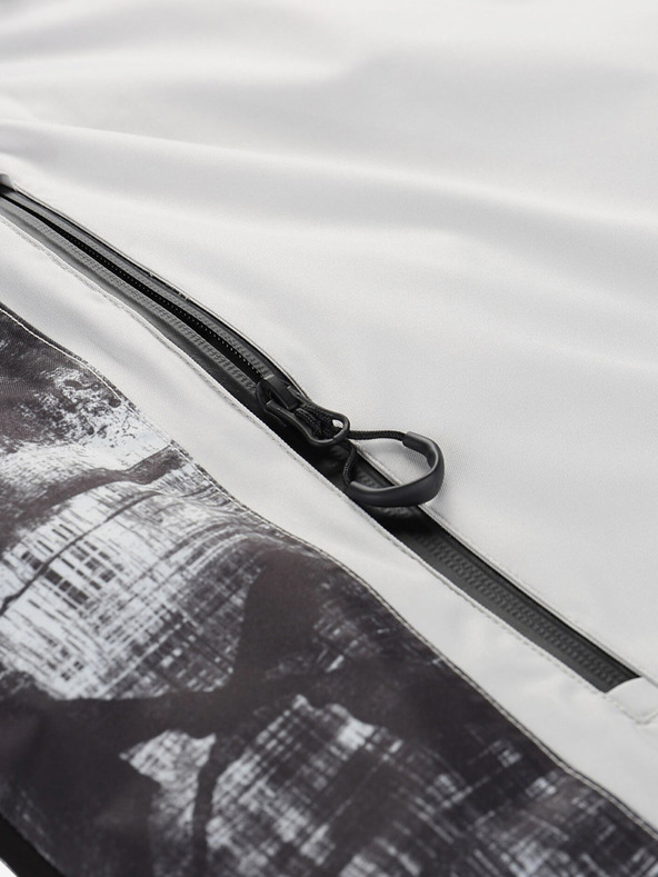 ALPINE PRO Szürke férfi sí dzseki ALPINE PRO Omeq