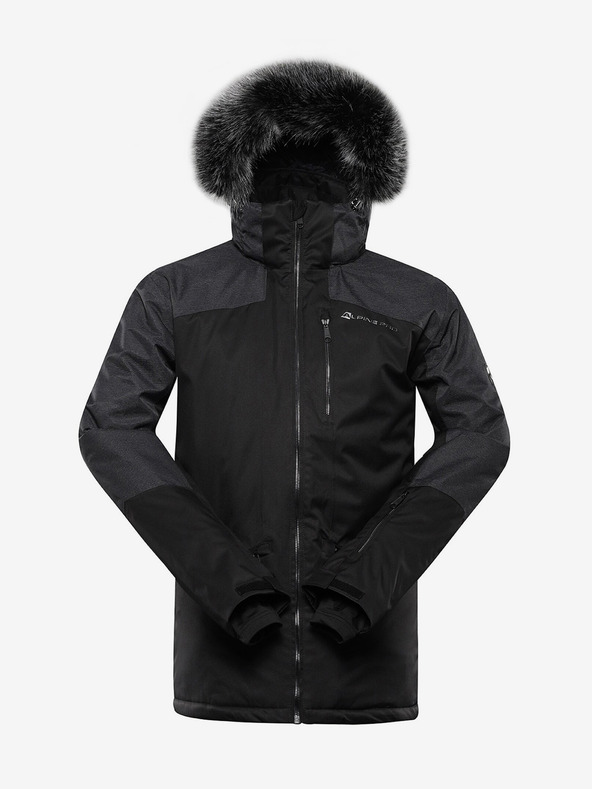 ALPINE PRO Fekete férfi sí dzseki ALPINE PRO Olad