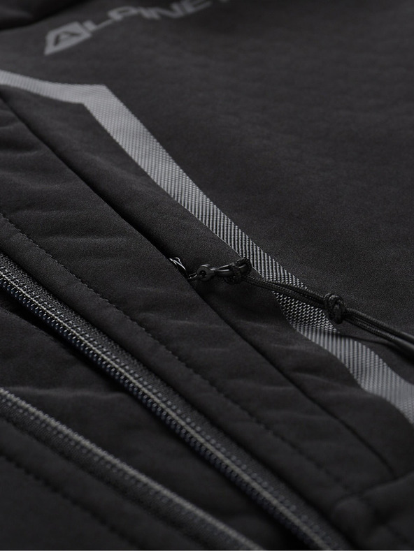 ALPINE PRO Fekete férfi softshell dzseki ALPINE PRO HOOR