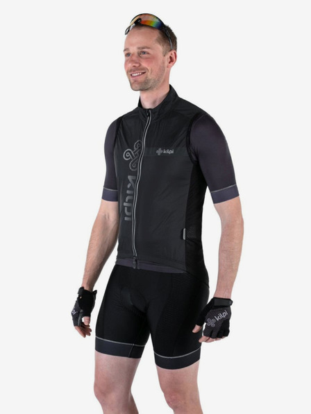 Kilpi Fekete férfi Kilpi FLOW-M kerékpáros mellény
