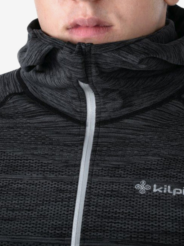 Kilpi Sötétszürke férfi bordázott melegítőfelső Kilpi HADSON-U