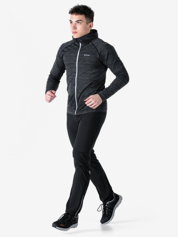 Kilpi Sötétszürke férfi bordázott melegítőfelső Kilpi HADSON-U