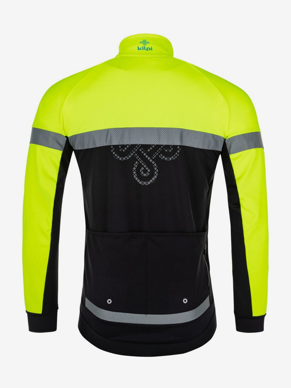 Kilpi Fekete és sárga férfi softshell kerékpáros dzseki Kilpi Nereto-M