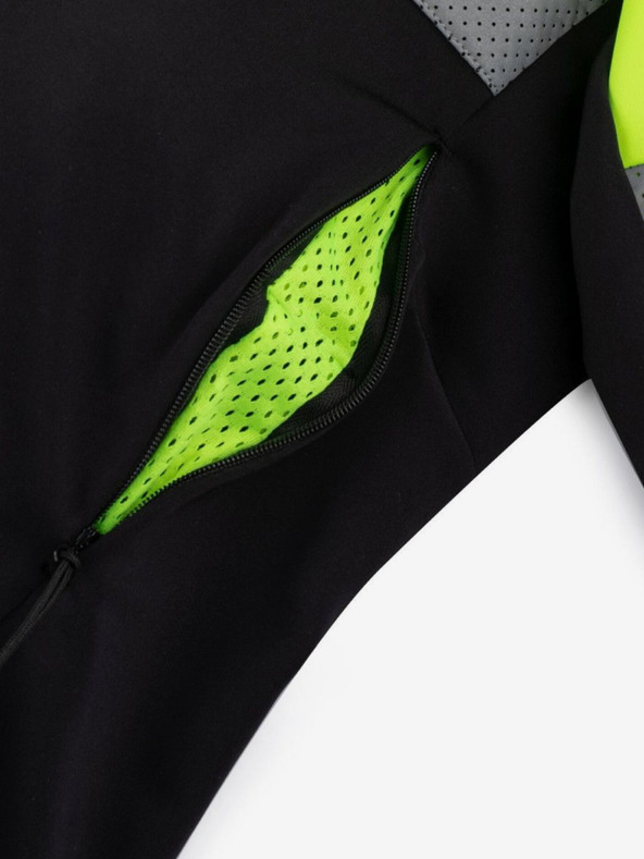 Kilpi Fekete és sárga férfi softshell kerékpáros dzseki Kilpi Nereto-M