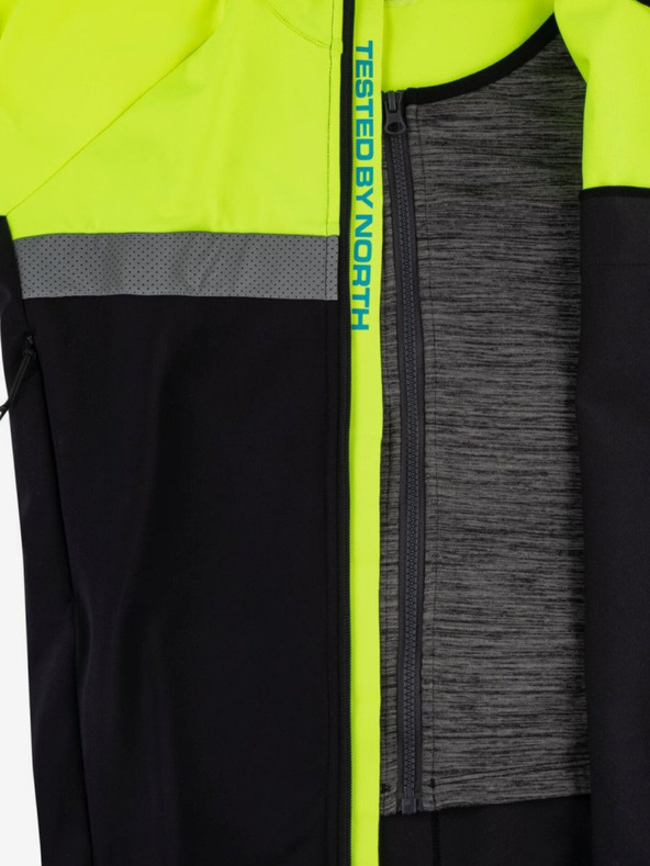Kilpi Fekete és sárga férfi softshell kerékpáros dzseki Kilpi Nereto-M