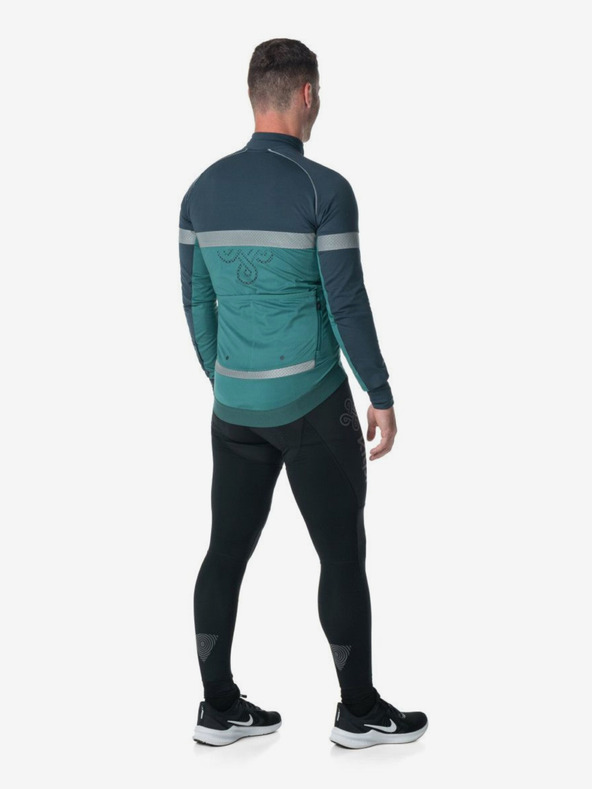 Kilpi Kék és benzin színű férfi softshell kerékpáros dzseki Kilpi Nereto-M