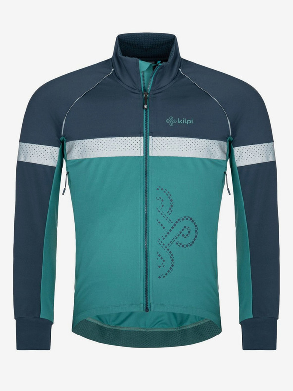 Kilpi Kék és benzin színű férfi softshell kerékpáros dzseki Kilpi Nereto-M