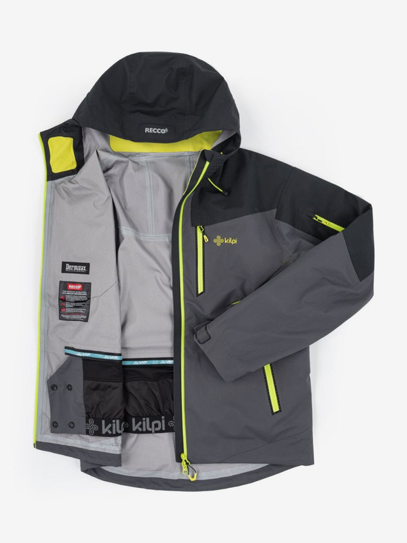 Kilpi Sötétszürke férfi kültéri vízálló dzseki Kilpi HASTAR-M
