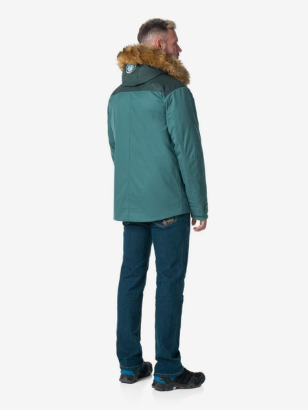 Kilpi Fekete férfi télikabát műszőrmével Kilpi ALPHA