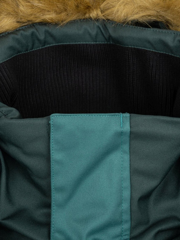 Kilpi Fekete férfi télikabát műszőrmével Kilpi ALPHA