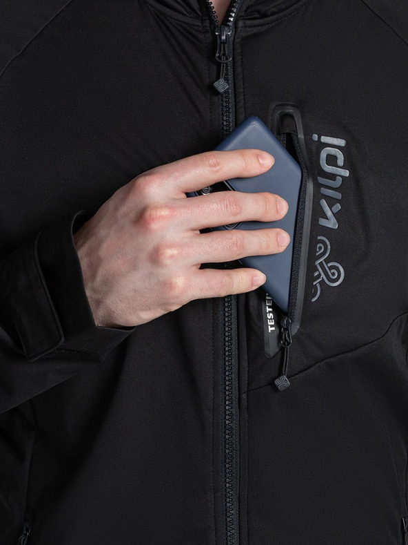Kilpi Fekete férfi könnyű softshell dzseki Kilpi BELTRA-M