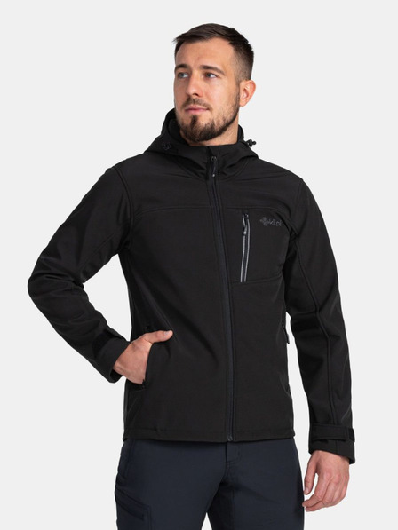 Kilpi Fekete férfi softshell kabát Kilpi RAVIO-M