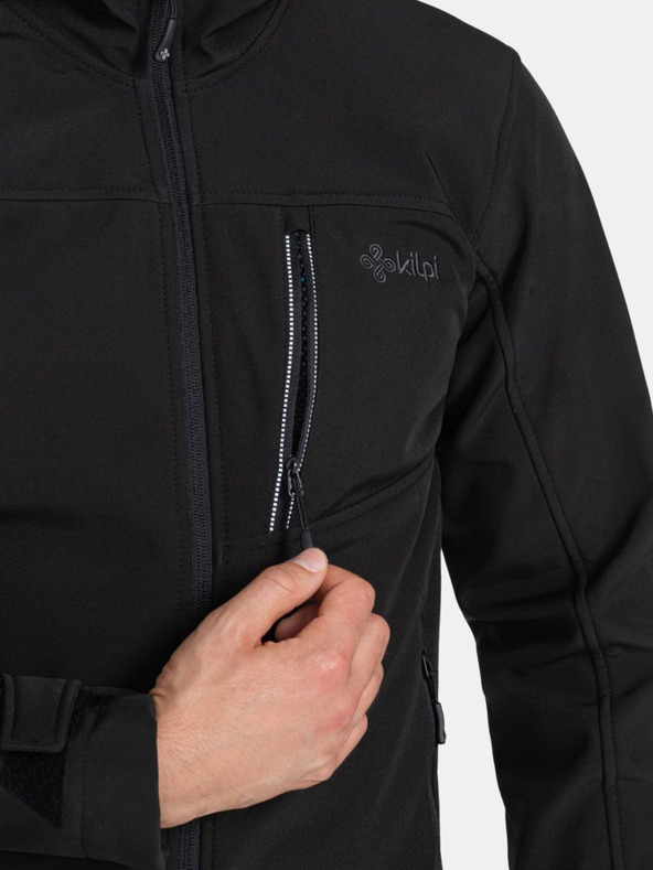 Kilpi Fekete férfi softshell kabát Kilpi RAVIO-M