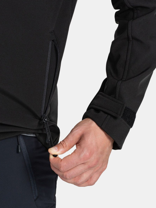 Kilpi Fekete férfi softshell kabát Kilpi RAVIO-M