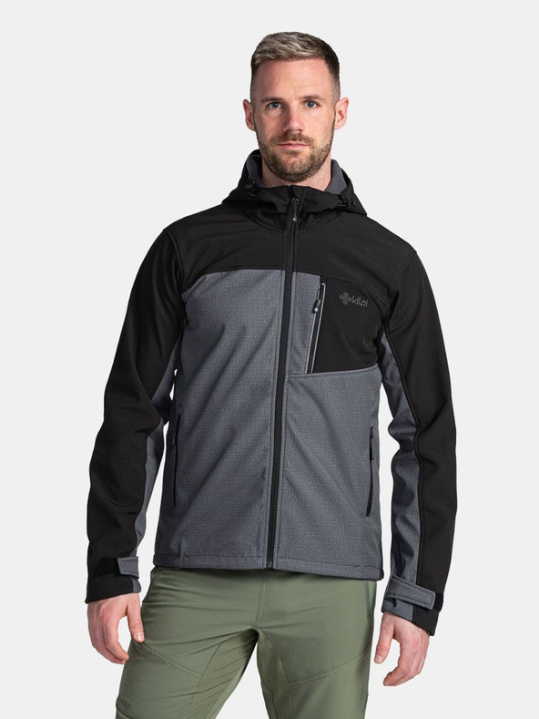 Kilpi Fekete és szürke férfi softshell dzseki Kilpi RAVIO-M