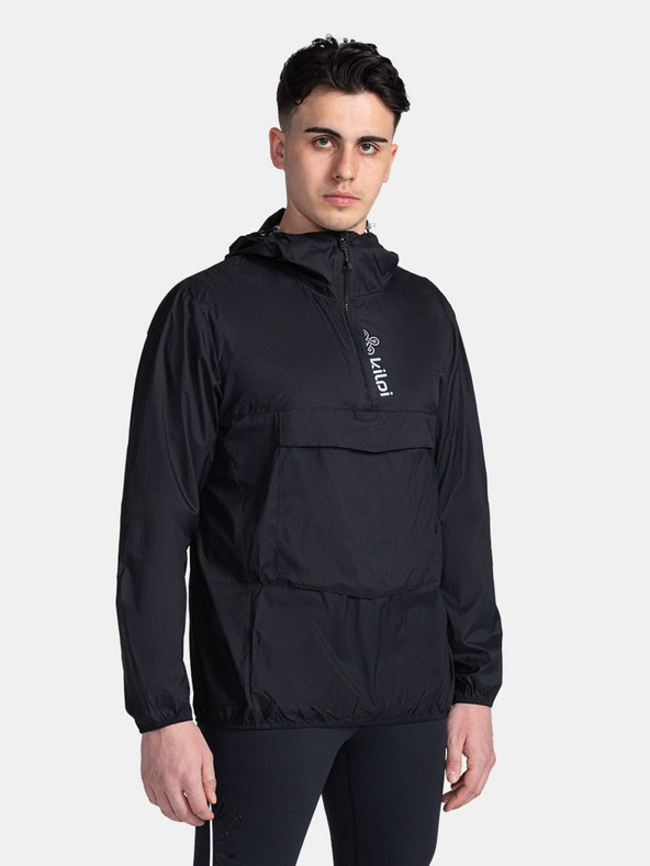 Kilpi Fekete férfi könnyű anorák dzseki Kilpi ANORI-M