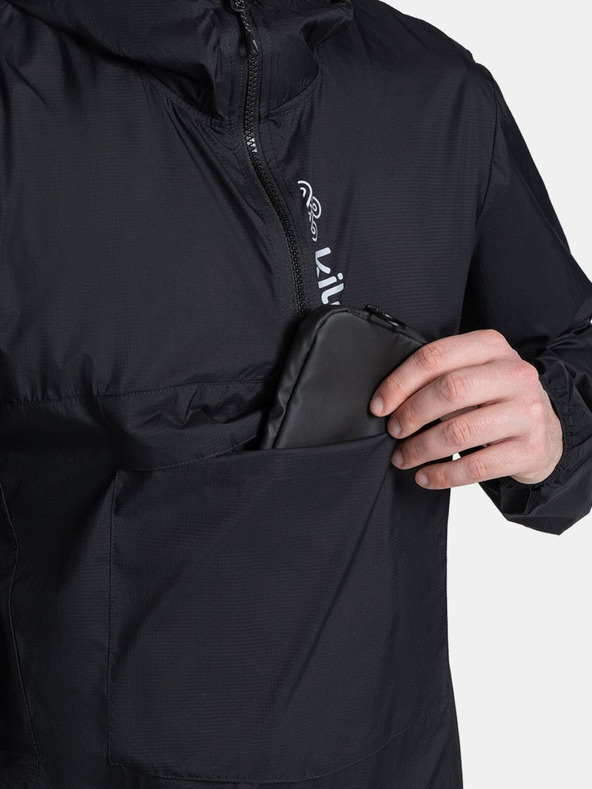 Kilpi Fekete férfi könnyű anorák dzseki Kilpi ANORI-M