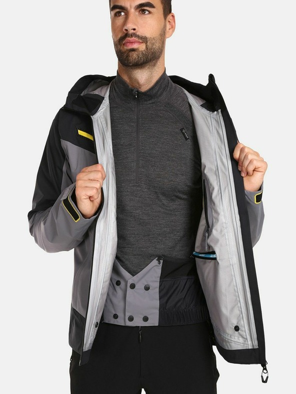 Kilpi Szürke férfi sportmembrános kabát KILPI Hastar-M