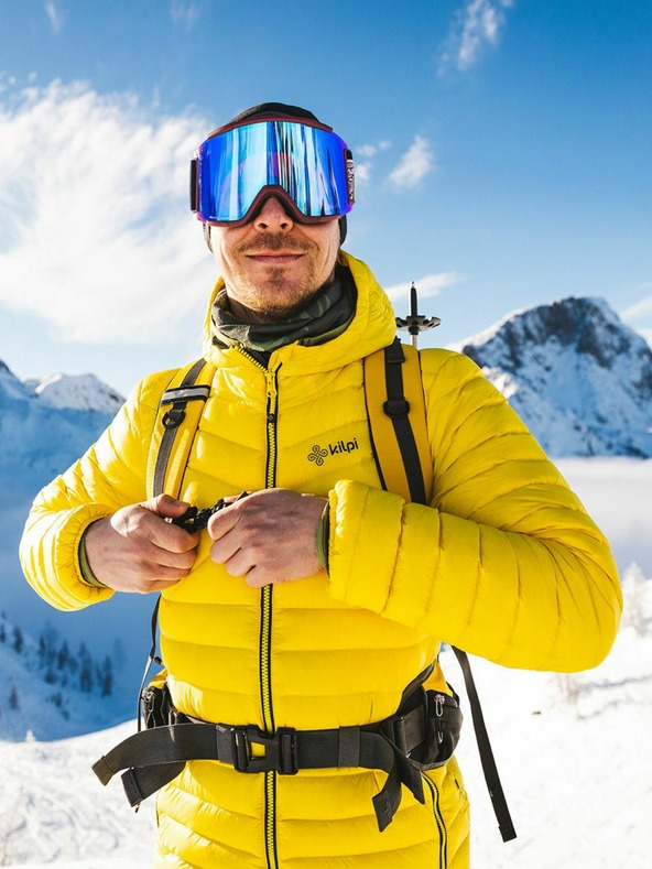 Kilpi Sárga férfi Kilpi PYRAMIDEN-M pehelykabát