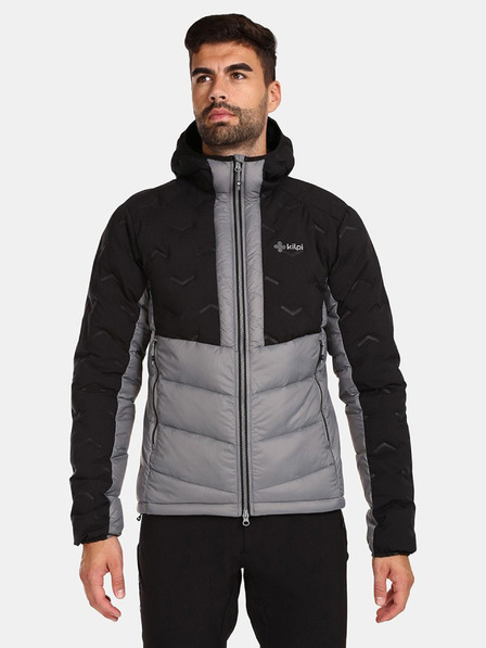 Kilpi Szürke és fekete férfi Kilpi TEVERY-M szigetelt kabát