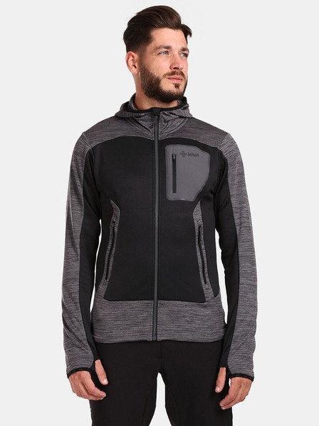 Kilpi Sötétszürke férfi funkcionális melegítőfelső Kilpi Freni-M