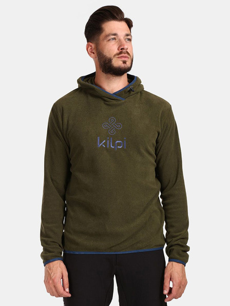 Kilpi Khaki színű férfi fleece kapucnis pulóver Kilpi FLOND-M