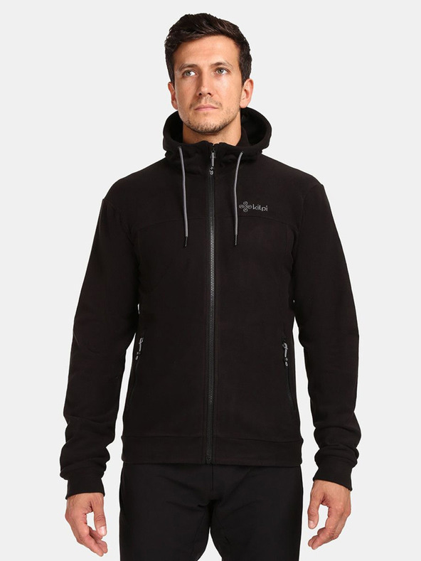 Kilpi Fekete férfi funkcionális kapucnis pulóver Kilpi SIAT-M