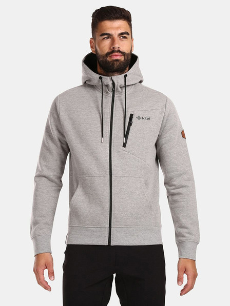 Kilpi Világosszürke férfi pamut pulóver Kilpi PREDA-M