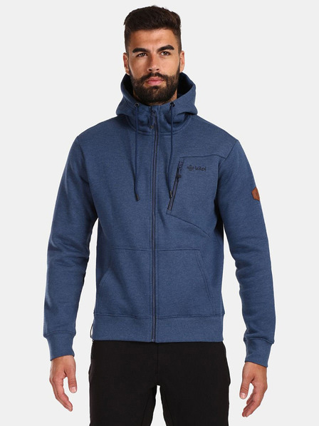 Kilpi Sötétkék férfi pamut pulóver Kilpi PREDA-M