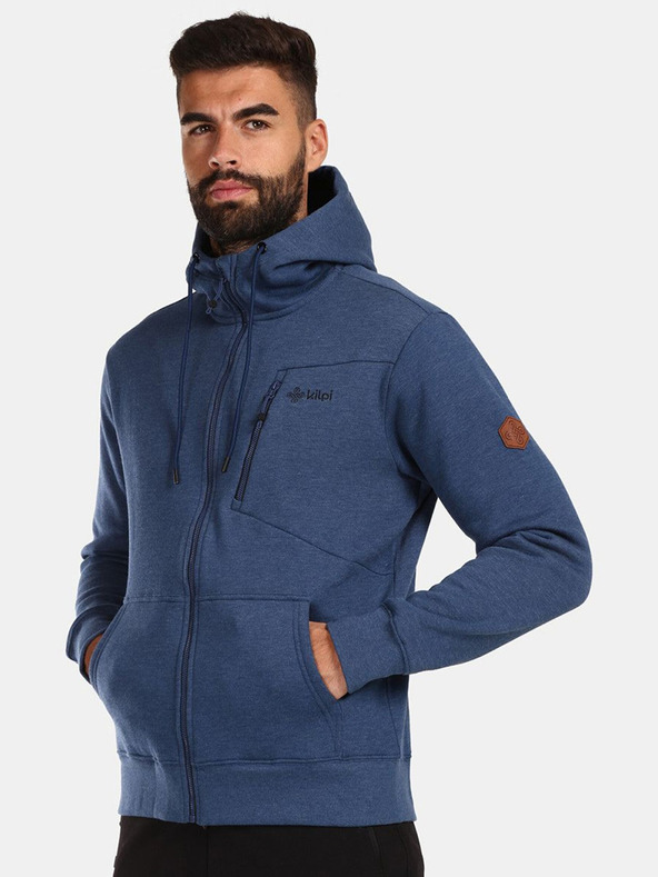 Kilpi Sötétkék férfi pamut pulóver Kilpi PREDA-M