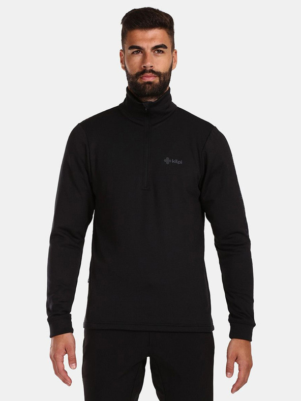 Kilpi Fekete férfi funkcionális melegítőfelső Kilpi ROLO-M