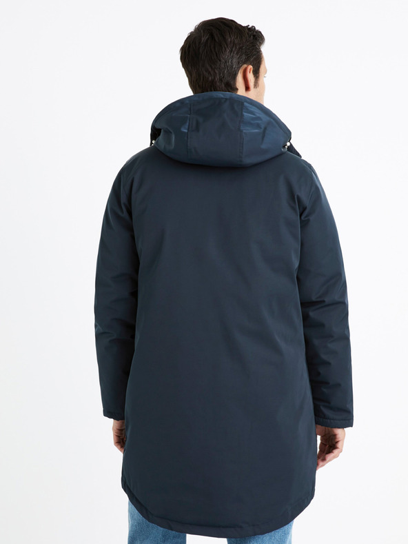 Celio Sötétkék férfi téli parka Celio Cuturino