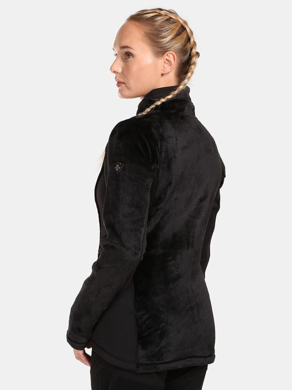 Kilpi Fekete női fleece cipzáras pulóver Kilpi SKATHI