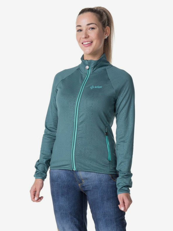 Kilpi Zöld női sportos melegítő pulóver KILPI JUNIE-W