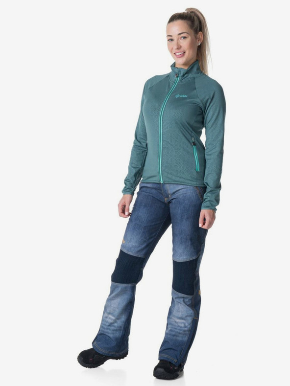 Kilpi Zöld női sportos melegítő pulóver KILPI JUNIE-W