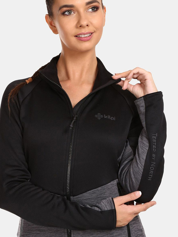 Kilpi Fekete női funkcionális sportpulóver Kilpi TOMMS-W