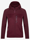 Kilpi Női bordó sportos kapucnis pulóver Kilpi LAYANA-W