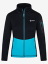 Kilpi Fekete és kék női funkcionális kapucnis melegítőfelső Kilpi TEAM FLEECE-W