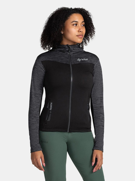 Kilpi Fekete női sportos kapucnis pulóver Kilpi SEVELEN-W