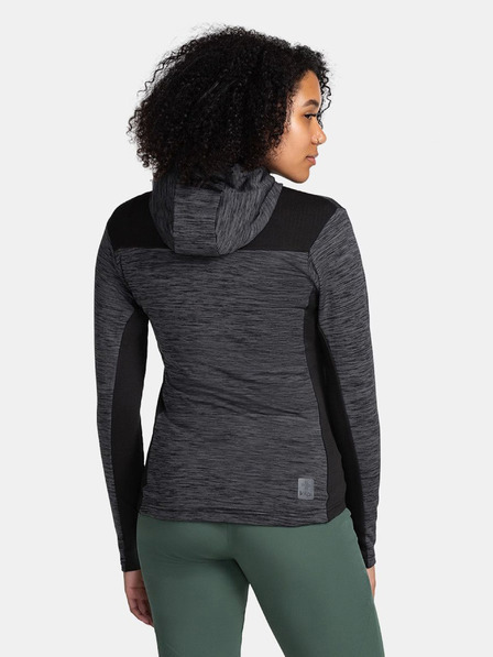 Kilpi Fekete női sportos kapucnis pulóver Kilpi SEVELEN-W