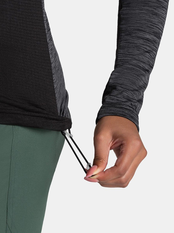 Kilpi Fekete női sportos kapucnis pulóver Kilpi SEVELEN-W