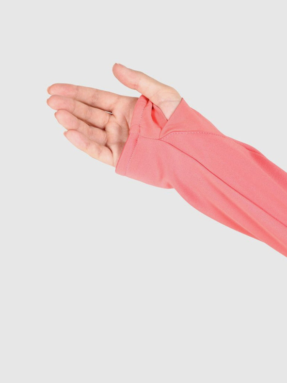 Kilpi Szürke és rózsaszínű női fleece pulóver Kilpi VERSAM-W