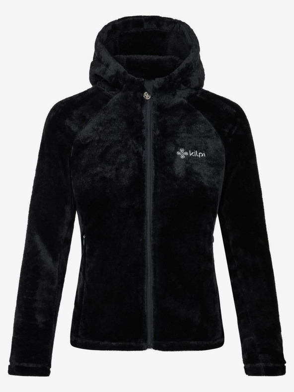 Kilpi Fekete női fleece kapucnis pulóver Kilpi MARIEL-W