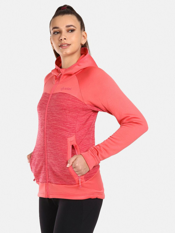 Kilpi Rózsaszín női szürke funkcionális pulóver Kilpi LAYANA-W