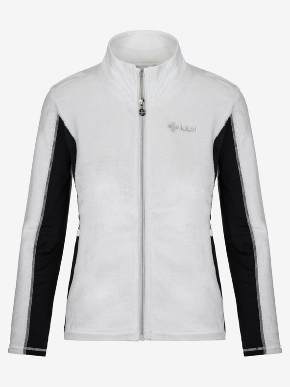 Kilpi Fekete-fehér női fleece cipzáras pulóver Kilpi SKATHI
