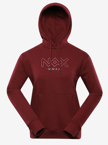 NAX Női bordó melegítőfelső NAX Werena