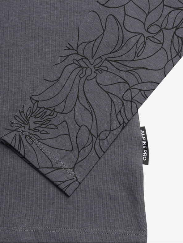 ALPINE PRO Sötét szürke női ALPINE PRO Opesa póló