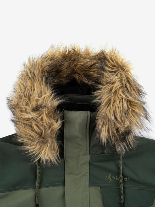 Kilpi Zöld férfi téli kabát műszőrmével Kilpi ALPHA