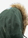 Kilpi Zöld férfi téli kabát műszőrmével Kilpi ALPHA